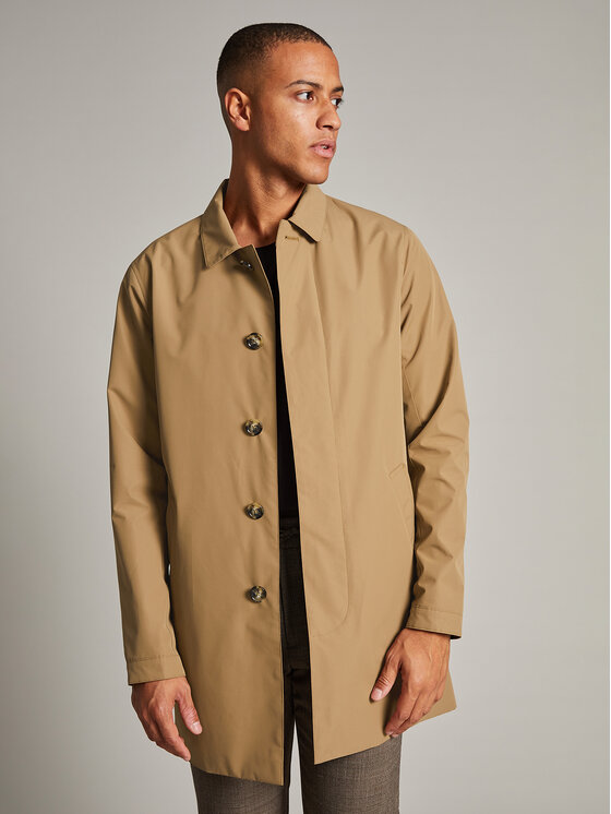 Matinique Matinique Демісезонний плащ Miles 30204455 Коричневий Regular Fit