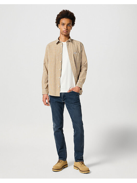 Wrangler Wrangler Jeansy GREENSBORO Niebieski Regular Fit