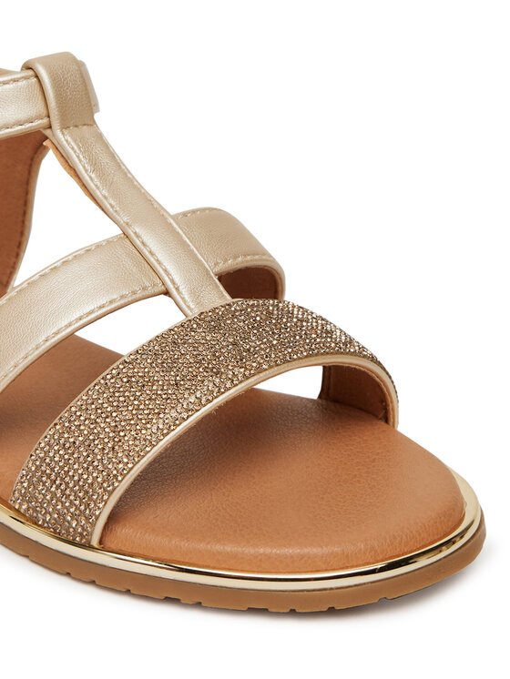 Tommy Hilfiger Tommy Hilfiger Sandały T3A2-33781-1372 M Złoty