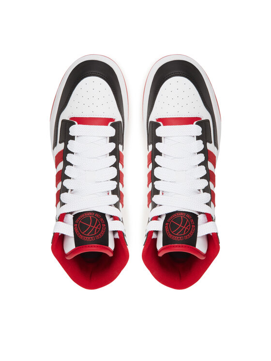 adidas adidas Μπασκετικά Παπούτσια Rapid Court Mid JR3160 Λευκό