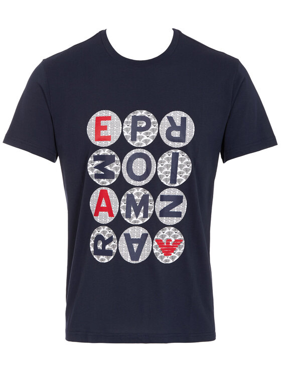 Emporio Armani Underwear Emporio Armani Underwear T-Shirt 2118183R470 Granatowy Regular Fit