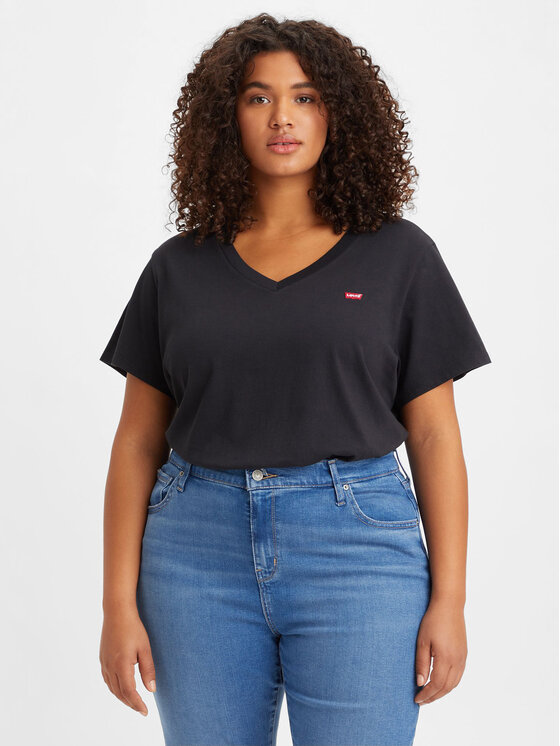 Levi's® Levi's® T-krekls Perfect A2323-0002 Melns Regular Fit
