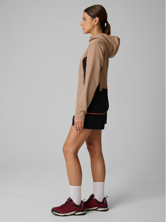 4F 4F Szorty sportowe TREKKING Czarny Regular Fit