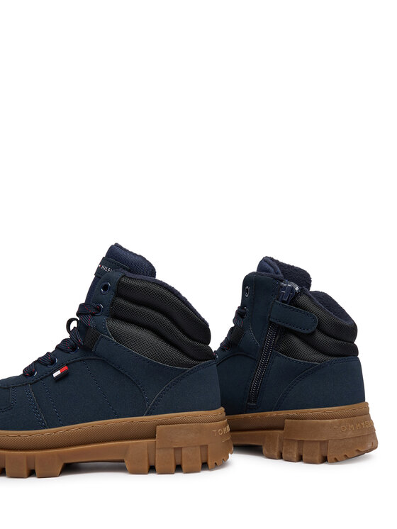 Tommy Hilfiger Tommy Hilfiger Kotníková obuv T3X5-35292-0316 M Tmavomodrá