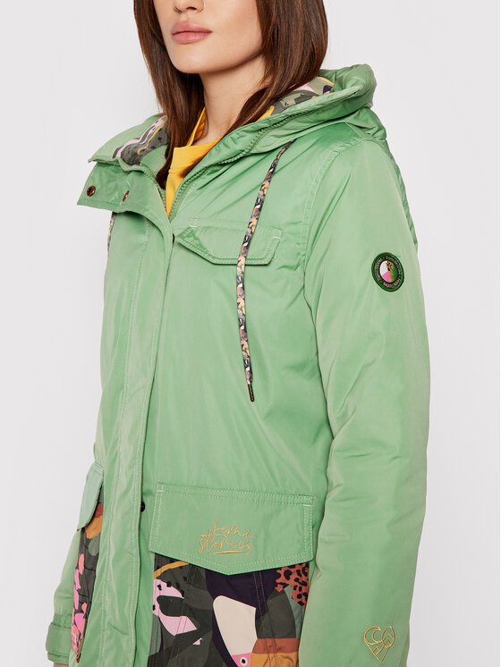 Femi Stories Femi Stories Parka Zino Zöld Regular Fit