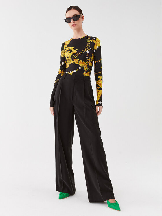 Versace Jeans Couture Versace Jeans Couture Боди 75HAM221 Черен Slim Fit