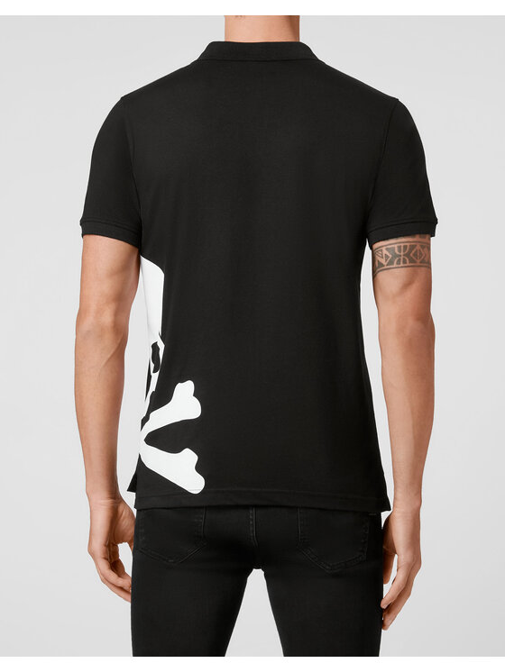 PHILIPP PLEIN PHILIPP PLEIN Polo 6277 Czarny Slim Fit