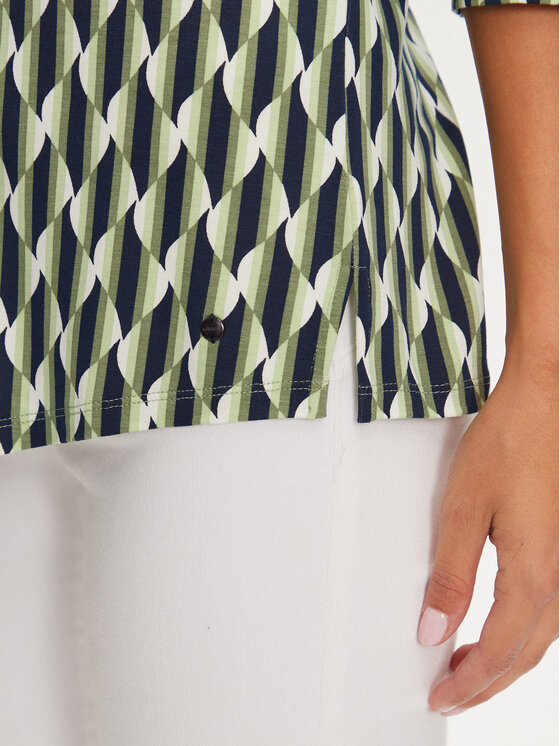 Olsen Olsen Bluză 11104899 Verde Regular Fit