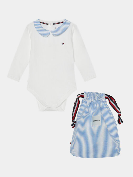 Tommy Hilfiger Bodi Baby Ithaca Body Giftbag KN0KN01874 Plava Regular Fit