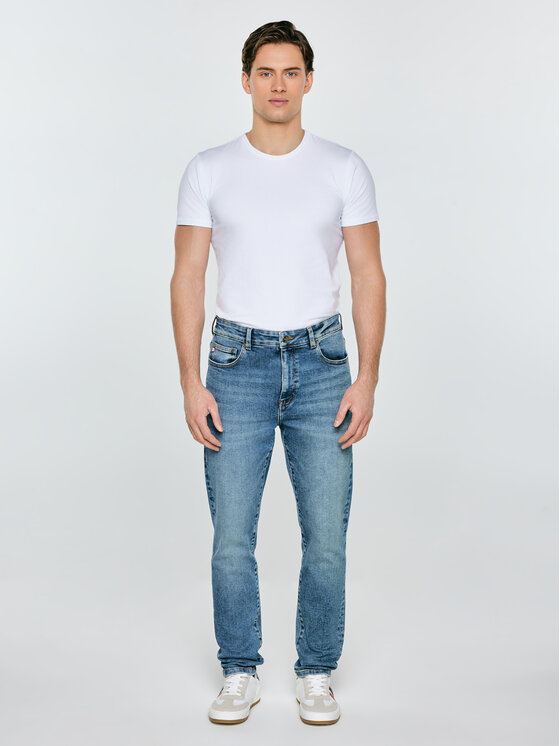 BIG STAR BIG STAR Jeansy QUENTIN Niebieski Tapered Fit