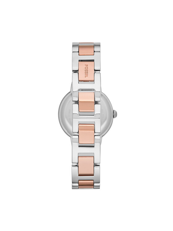 Fossil Fossil Zegarek Virginia ES3405 Srebrny