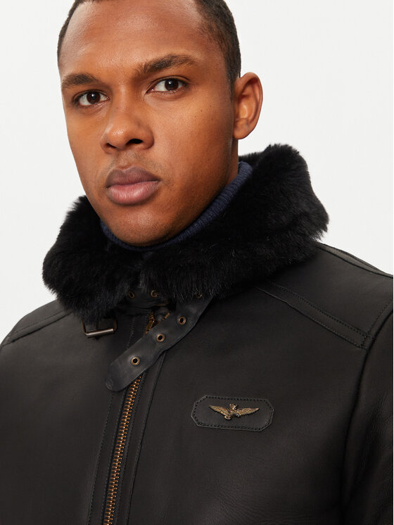 Aeronautica Militare Aeronautica Militare Kožuh 242PN1621763 Crna Regular Fit