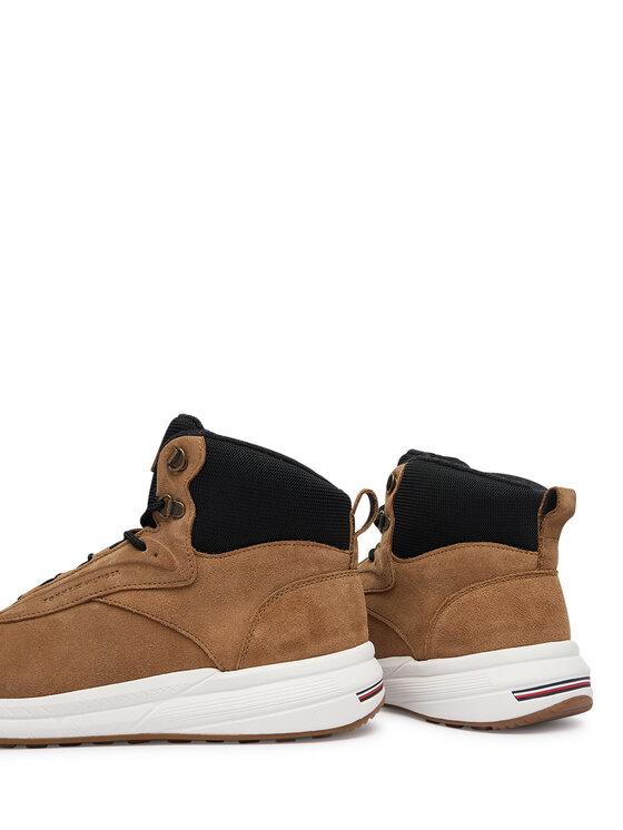 Tommy Hilfiger Tommy Hilfiger Tenisice Hilfiger Sde Warm Hybrid Chukka FM0FM06085 Smeđa