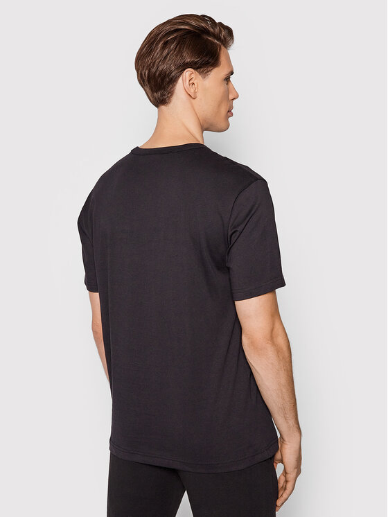 T-shirt Big Script Logo 216547 Nero Regular Fit