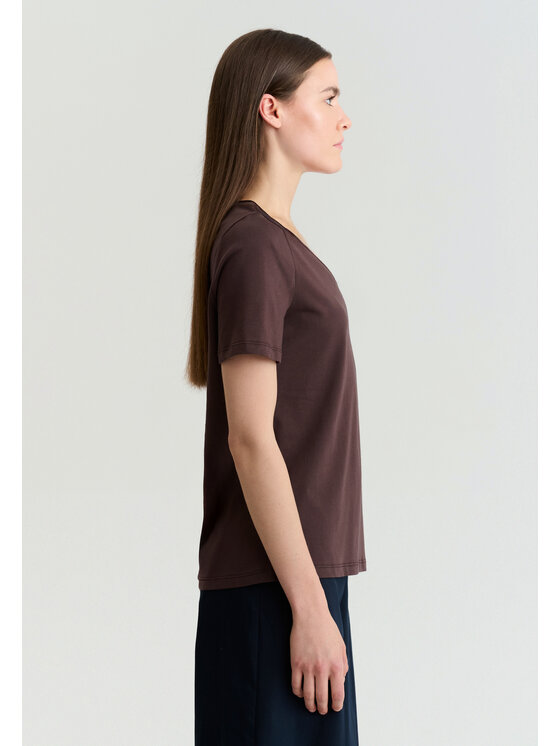 TATUUM TATUUM Bluzka MONSO Brązowy Classic Fit