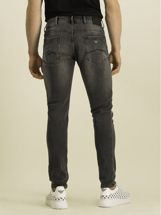Emporio Armani Emporio Armani Prigludę (Slim Fit) džinsai 6G1J06 1DUEZ 0007 Pilka Slim Fit