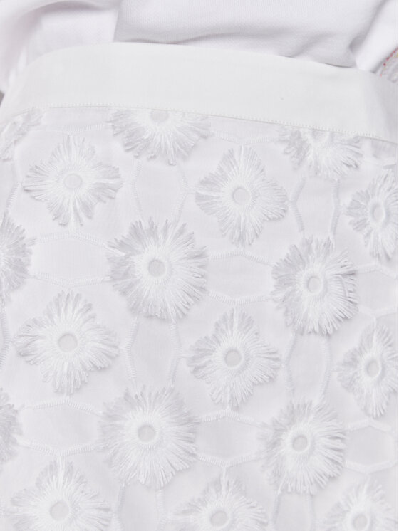 Silvian Heach Silvian Heach Пола тип молив GPP23315MG Бял Slim Fit