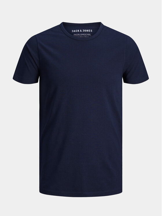 Jack&Jones Jack&Jones T-shirt Basic 12058529 Tamnoplava Stretch Fit