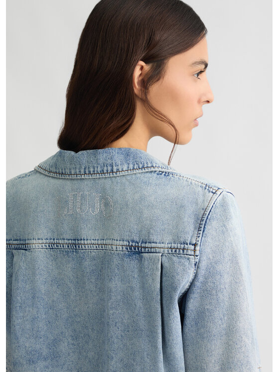 Liu Jo Liu Jo camicia di jeans UA5257D430678494 Celeste Regular Fit