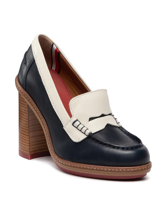 tommy hilfiger heeled loafers