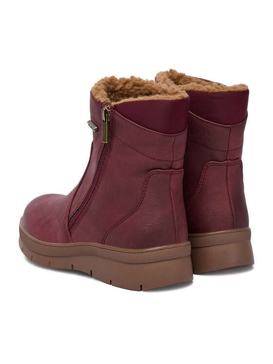 Go Soft Go Soft Botine CEO-INES WS5921-03 Vișiniu