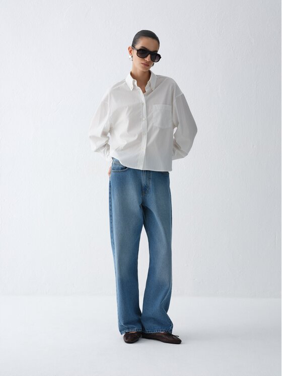 La Mania La Mania Koszula HEWITT Biały Slim Fit