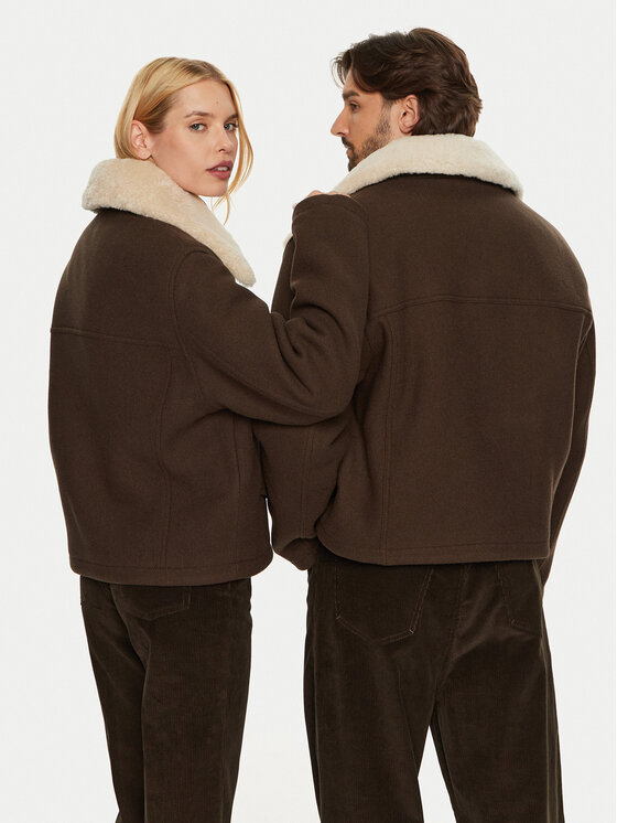 AMI Paris AMI Paris Übergangsjacke HJK060.WV0049 Braun Regular Fit