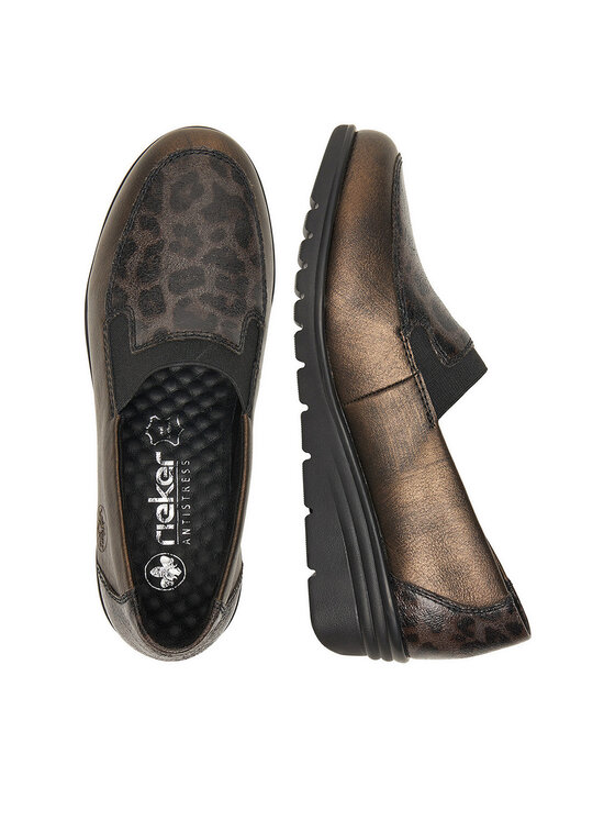 Rieker Rieker Pantofi L5351-90 Auriu