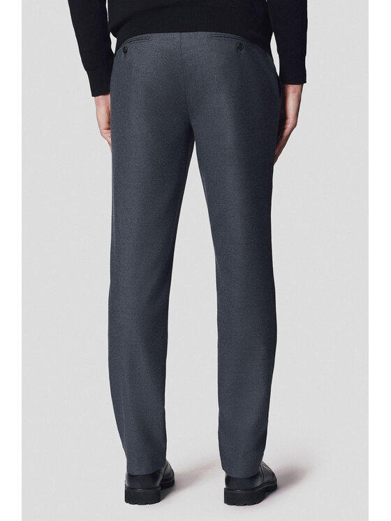 Lancerto Lancerto Spodnie materiałowe Basilio SP131224000004 Szary Slim Fit