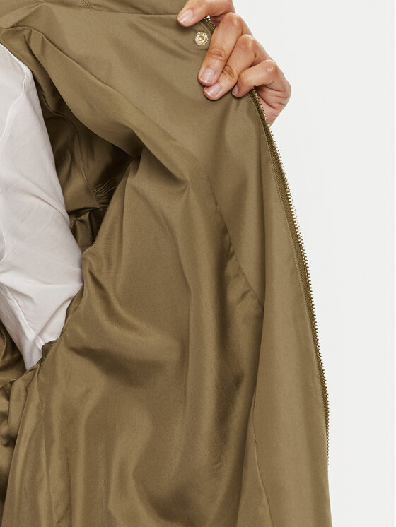 PINKO Pinko Geacă Polidora 103150 A1PR Verde Regular Fit