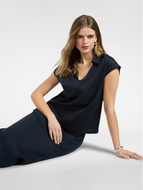 Elena Mirò Elena Mirò T-Shirt G094Z000615N034 Niebieski Regular Fit