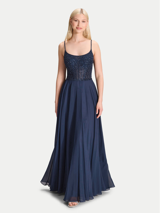 Hey Kyla Rochie de seară 5AK023HK Bleumarin Regular Fit