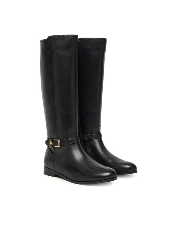 LAUREN RALPH LAUREN LAUREN RALPH LAUREN Cizme lungi riding Brooke Tll 2 Bo Tal 802967769001 Negru