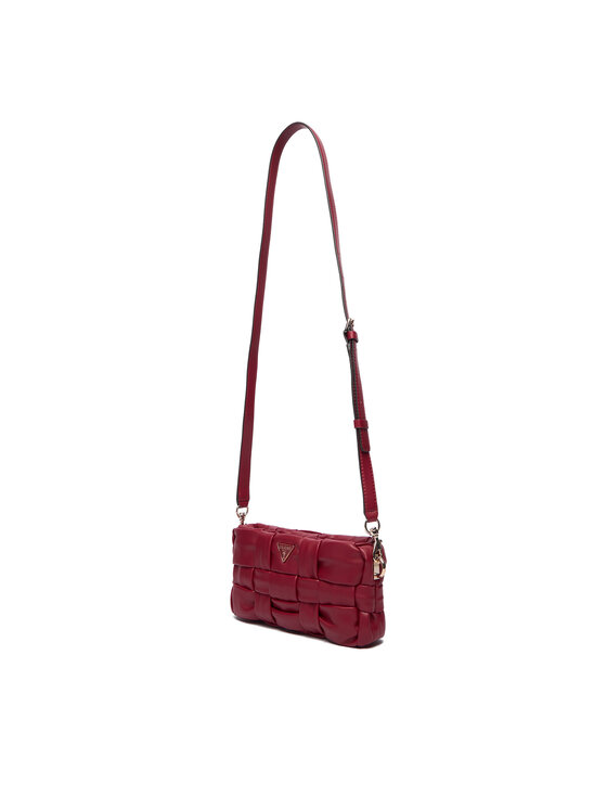 Guess Guess Дамска чанта Marion Mini HWWG80 72720 Червен