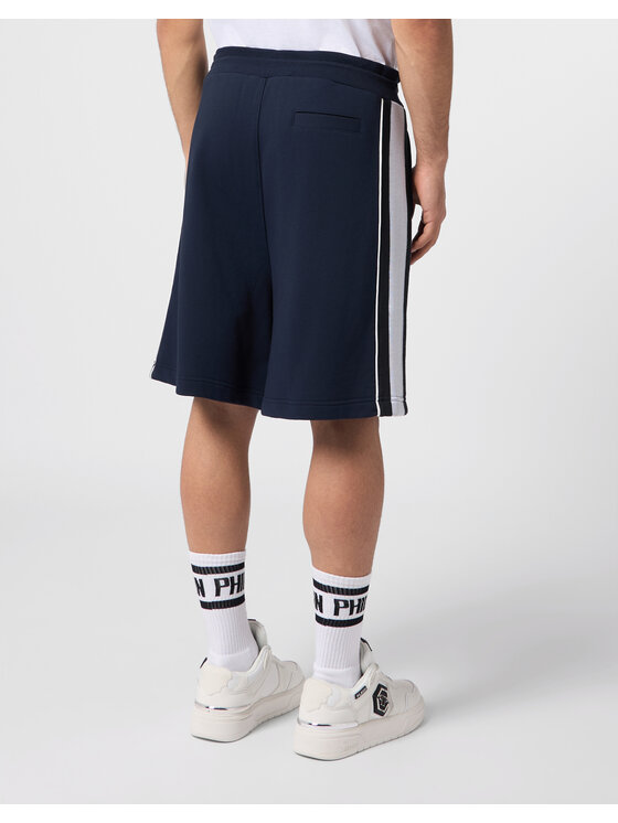 PHILIPP PLEIN PHILIPP PLEIN Športové kraťasy 31373 Tmavomodrá Jogger Fit