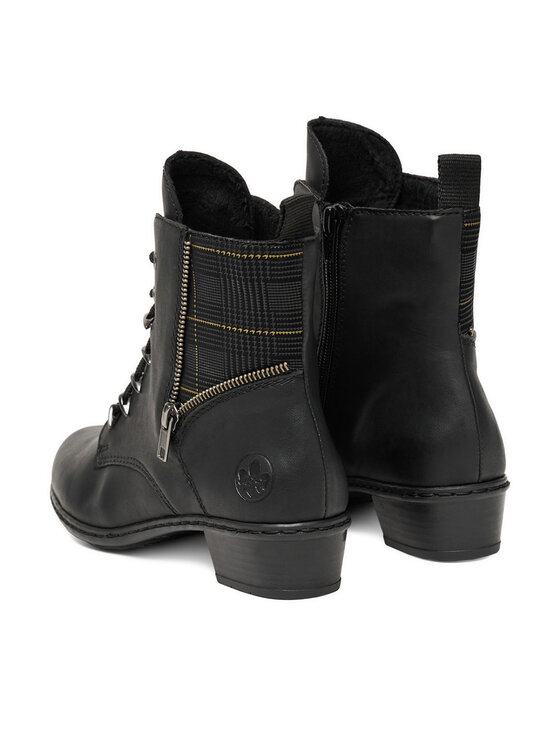 Rieker Rieker Botine Y0700-01 Negru