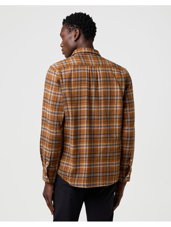 Wrangler Wrangler Koszula 1 PKT SHIRT Kolorowy Regular Fit