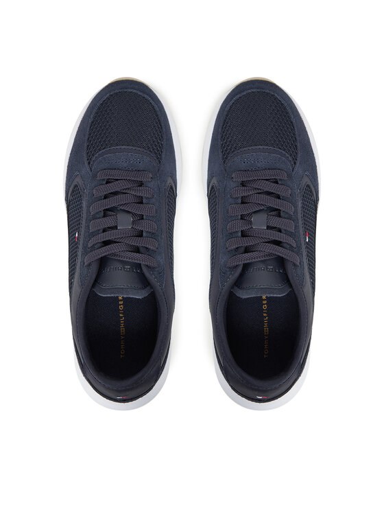 Tommy Hilfiger Tommy Hilfiger Sneakersy Sporty Runner FW0FW08644 Granatowy