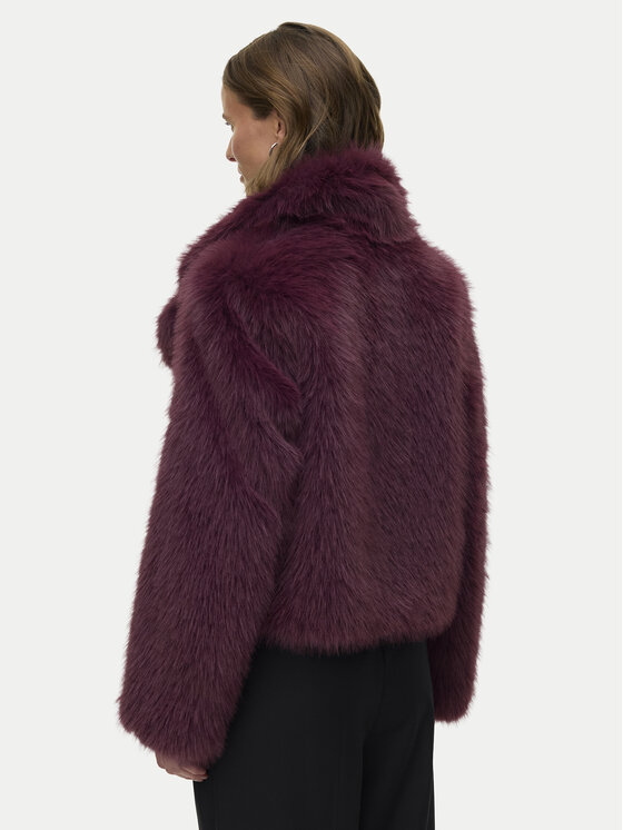 Vero Moda Vero Moda Futro Nora 10336482 Fioletowy Regular Fit