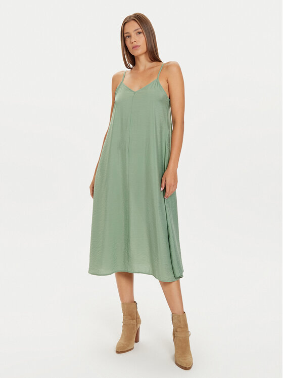 Vero Moda Robe d ete Josie 10303398 Vert Regular Fit