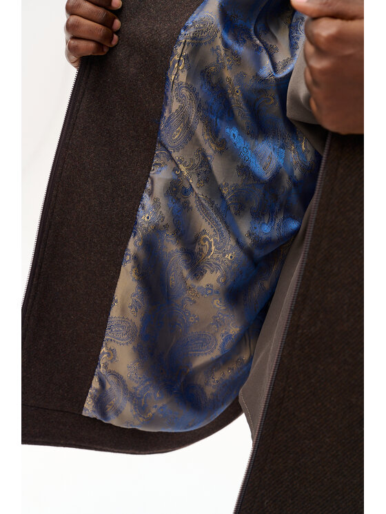 blue shadow blue shadow Kurtka przejściowa Elin-2 Brązowy Regular Fit