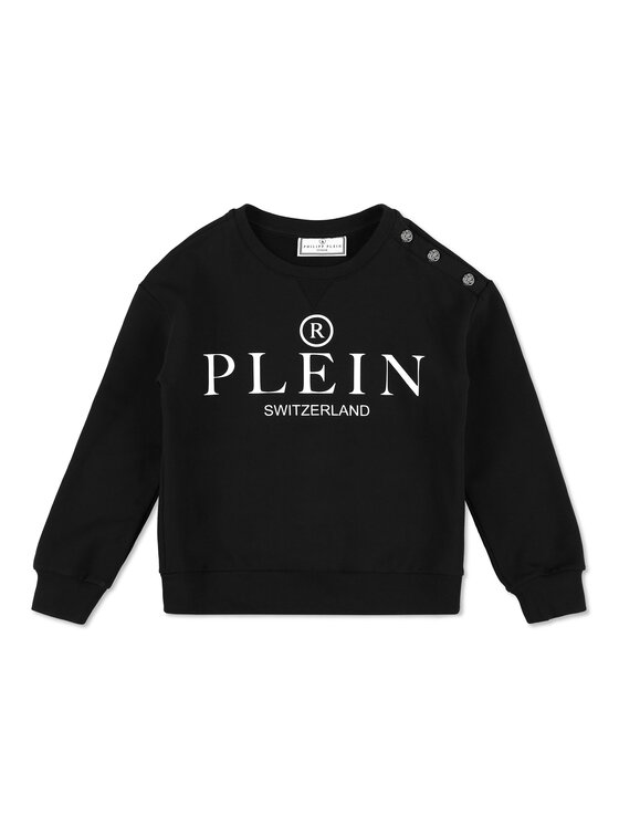 PHILIPP PLEIN PHILIPP PLEIN Bluza 2403 Czarny Basic Fit
