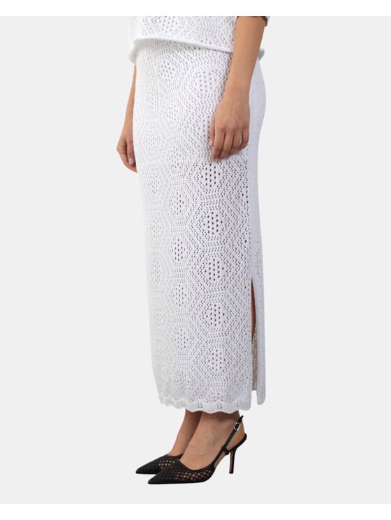 Liviana Conti Liviana Conti Gonna 10022047940874 Bianco Regular Fit