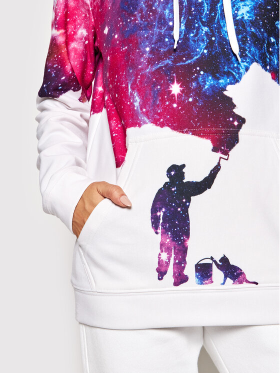 Felpa Unisex Galaxy Picture Multicolore Regular
