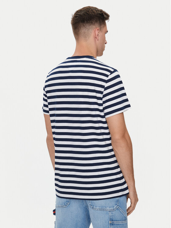 Tommy Jeans Tommy Jeans T-shirt Entry DM0DM20420 Tamnoplava Slim Fit