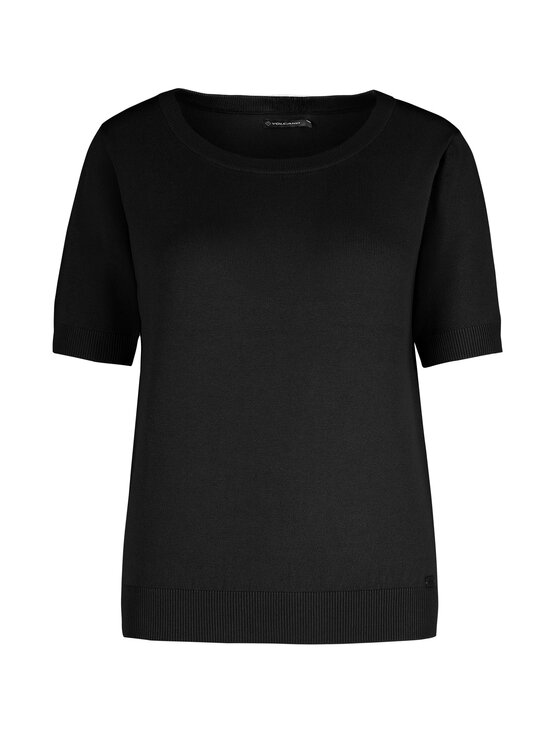 Volcano Volcano T-Shirt TM-IRIS Czarny Regular Fit