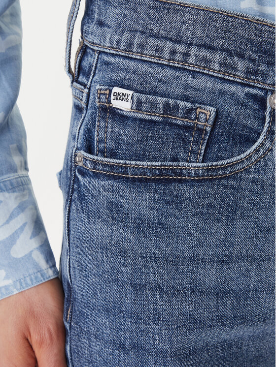 DKNY DKNY Jeansy DJ5M4076 Modrá Wide Leg