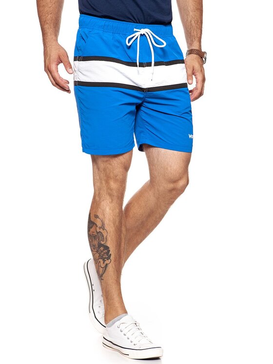 Wrangler Wrangler Pantaloncini di tessuto SWIMSHORT Blu Regular Fit