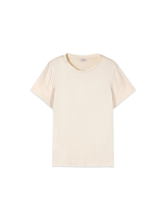 Oltre Oltre Blusa 2080R003175N021 Bianco Regular Fit