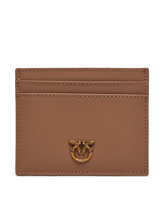 PINKO Pinko Θήκη πιστωτικών καρτών Card Holder Simply AI 24-25 PCPL 103762 A0F1 Καφέ